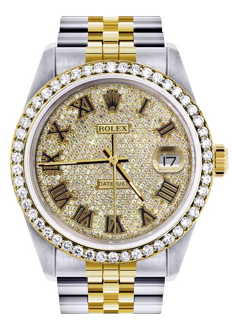 gold rolex diamond dial|rolex full diamond prix.